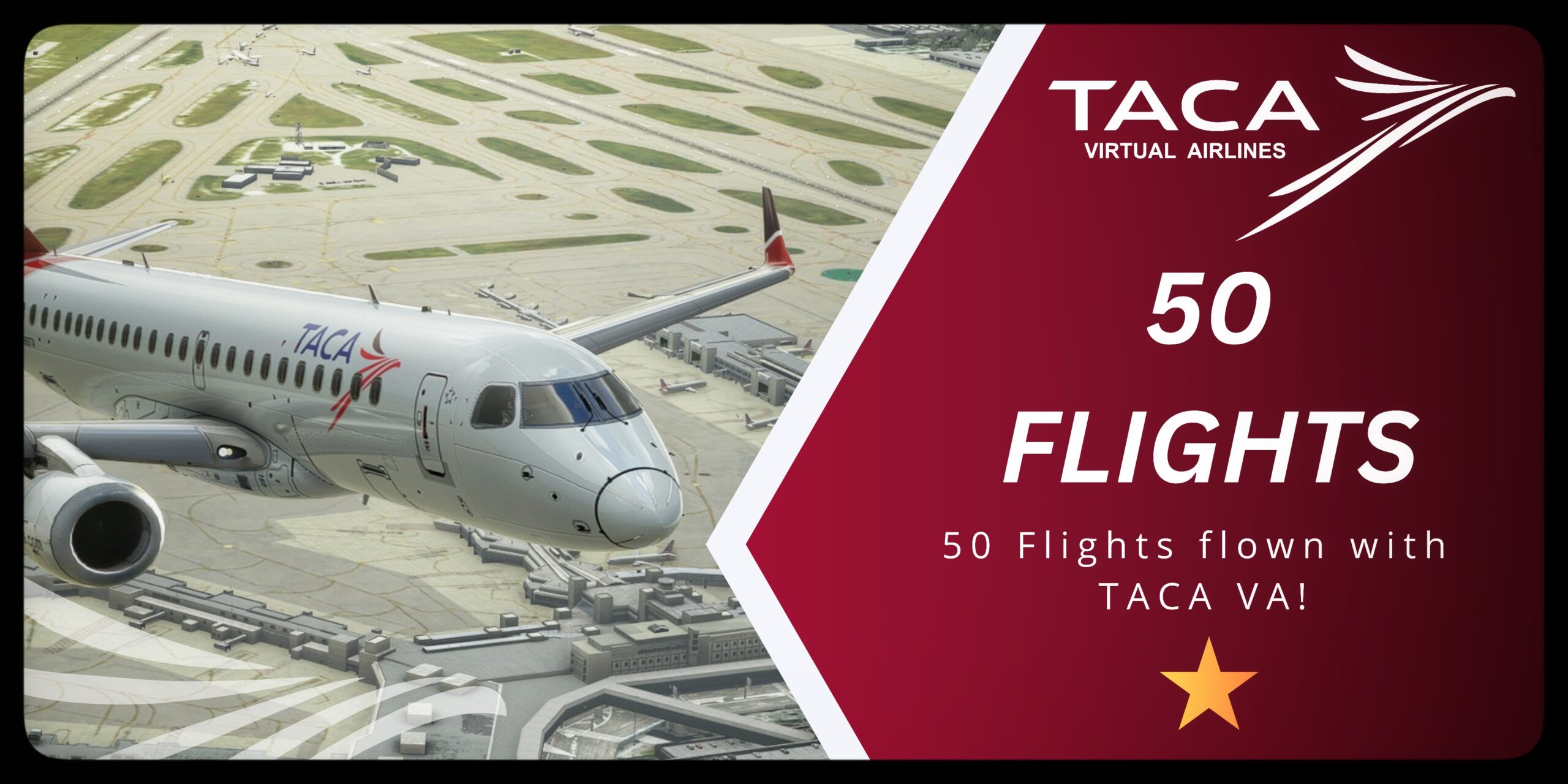 50 Flights flown with TACA!